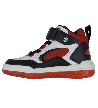Geox Boots w. Light - Buzzerlight - White/Red