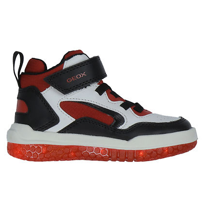 Geox Boots w. Light - Buzzerlight - White/Red