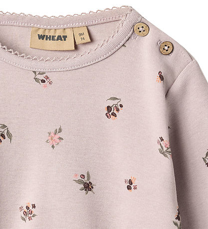 Wheat Blouse - Marit - Soft Lilac Flowers