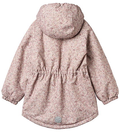Wheat Winter Coat - Petra - Rose Dust Flowers