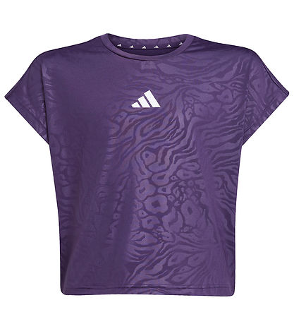 adidas Performance T-shirt - JG - Aurplu/White