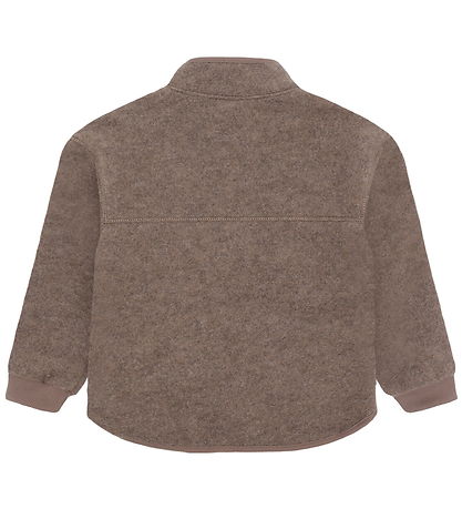 Hust and Claire Fleece Jacket - Emi - Wool - Deer Melange