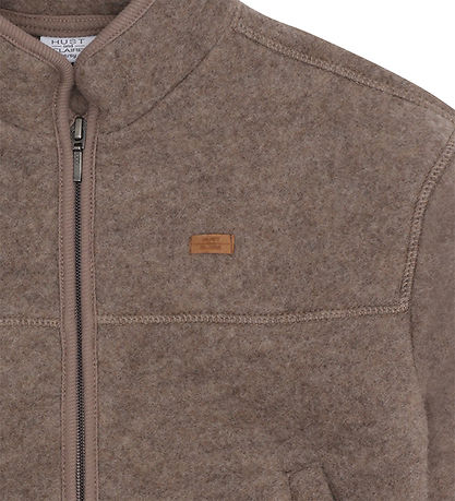 Hust and Claire Fleece Jacket - Emi - Wool - Deer Melange