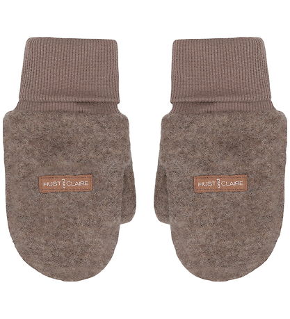 Hust and Claire Mittens - Felix - Wool - Deer Melange
