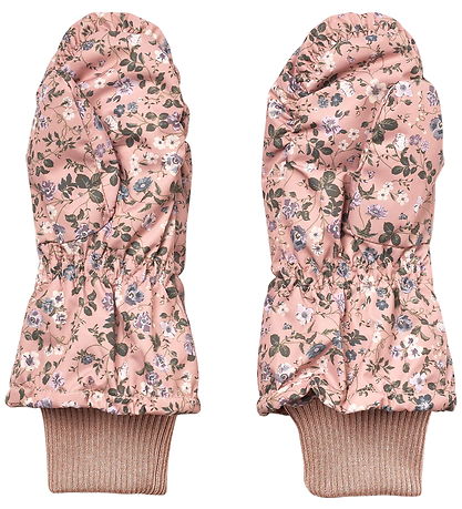 Wheat Mittens - Jazz - Rose Powder Flowers