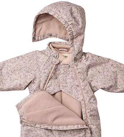 Wheat Snowsuit - Adi - Rose Dust Flowers