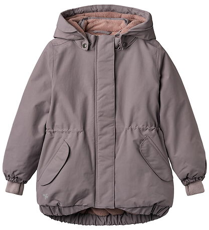 Wheat Winter Coat - Tove - Purple Stone