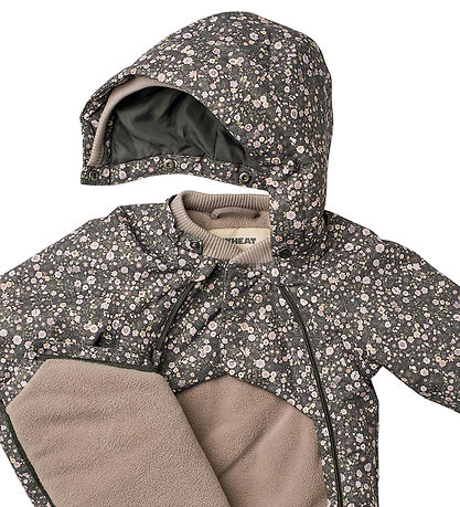 Wheat Winter Coat - Sascha - Black Sea Open Flowers