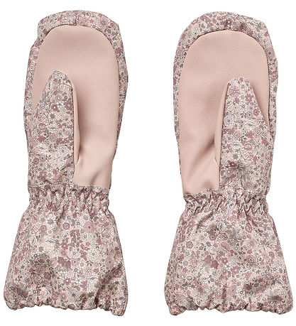 Wheat Mittens - Monta - Rose Dust Flowers