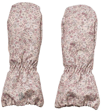 Wheat Mittens - Monta - Rose Dust Flowers