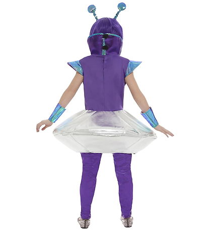 Smiffys Costume - Alien Girl - Silver