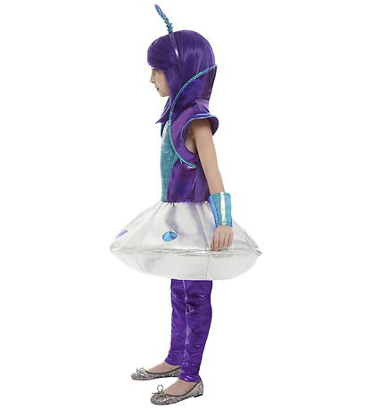 Smiffys Costume - Alien Girl - Silver