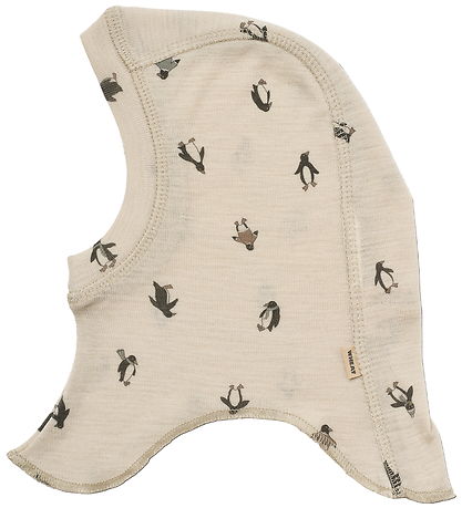 Wheat Balaclava - Wool - 2-Pack - Felix - Penguins