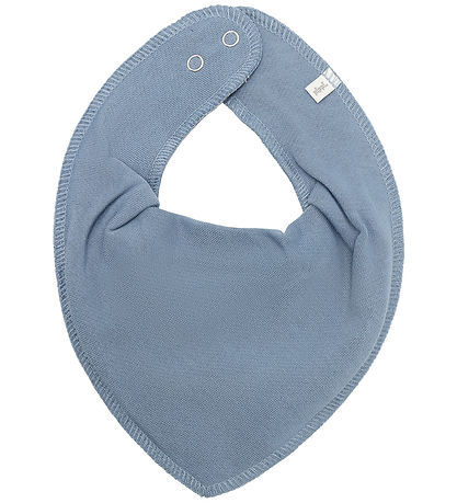 Pippi Teething Bib - 5-Pack - Pointy - Solid - Dark Blue