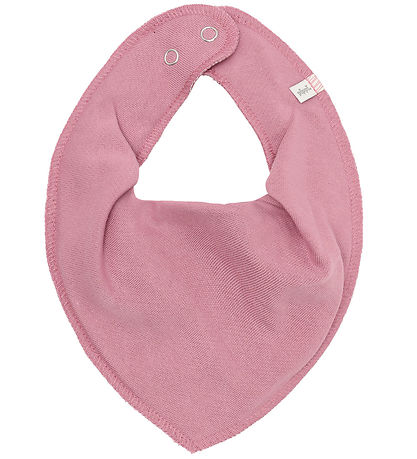 Pippi Teething Bib - 5-Pack - Pointy - Solid - Mauve Orchid