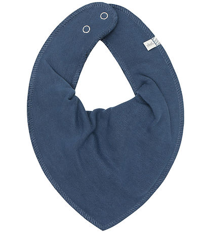 Pippi Teething Bib - 3-Pack - Pointy - AOP - Dark Denim