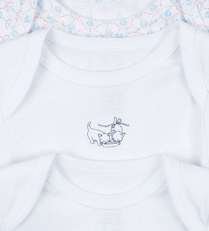 Fanga Fontana Bodysuits l/s - Fio - 3-Pack - Barca