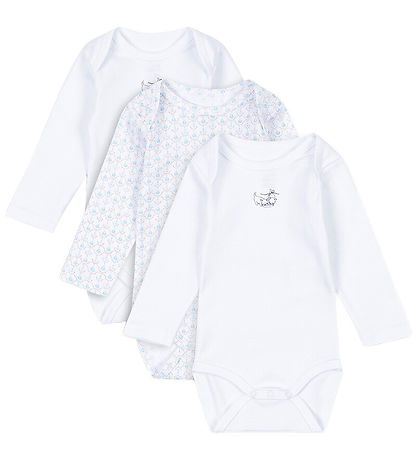 Fanga Fontana Bodysuits l/s - Fio - 3-Pack - Barca