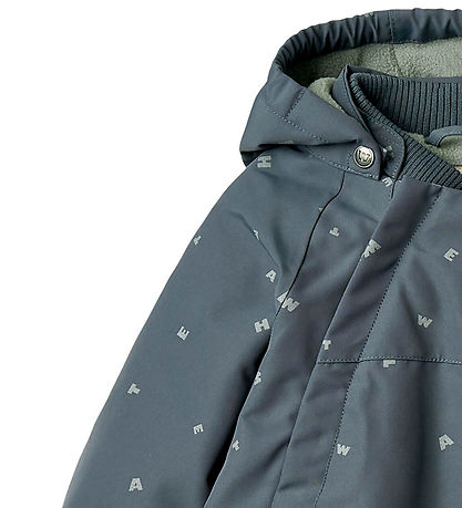 Wheat Snowsuit - Adi - Greyblue Letters