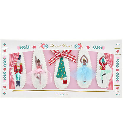 Meri Meri Hiuspinni - 5 kpl - Pähkinänsärkijä