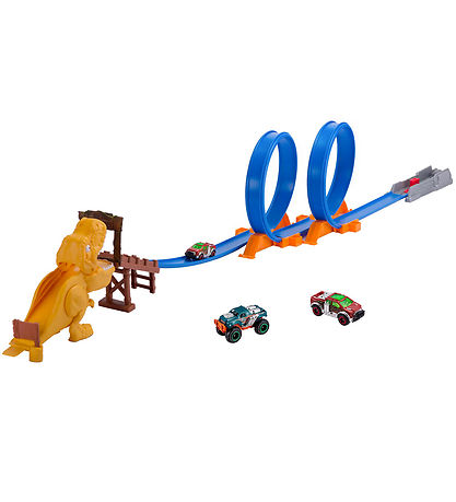 Metal Machines Car Track - T-Rex Attack