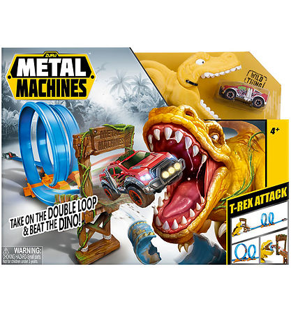 Metal Machines Car Track - T-Rex Attack