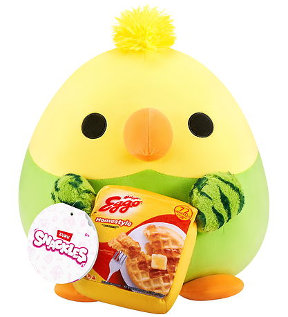 Snackles Soft Toy - 20 cm - Parrot Bliss w. Eggo Waffles