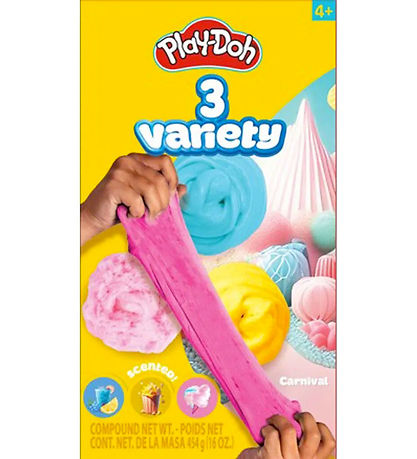 Play-Doh Slim - 3 Stapelgläser - Karneval