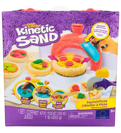 Kinetic Sand Beach sand - Squish Pizza - 453g