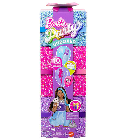 Barbie Puppe - Glam Party Ausgepackt Purple Zierlich Doll