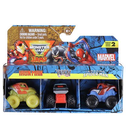 Monster Jam - 1:87 - Mini - Marvel - 3-Pack