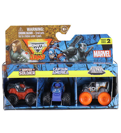Monster Jam - 1:87 - Mini - Marvel - 3-Pack