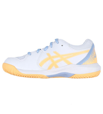 Asics Sneakers - Gel-Dedicate 8 Padel GS - White/Orange Glow