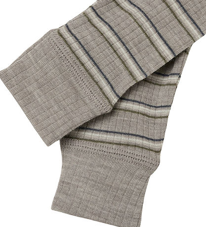 Name It Trousers - Wool - Rib - NbmWomi - Satellite/STRIPES