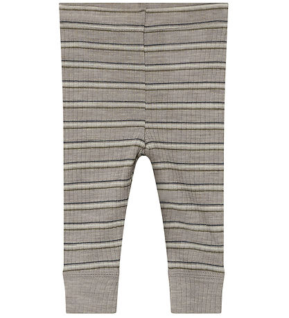Name It Trousers - Wool - Rib - NbmWomi - Satellite/STRIPES
