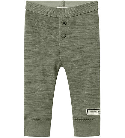 Name It Leggings - NbmWyla - Ull - Þurrkað Sage