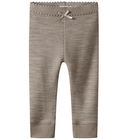 Name It Leggings - ull - NbfWyla - Gervihnöttur
