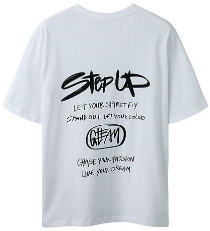 LMTD T-shirt - NlnStep - Bright White
