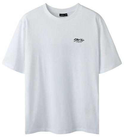 LMTD T-shirt - NlnStep - Bright White