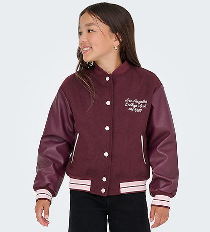 Kids Only Bomberjacke - KogWestCoast - Mauve Wine