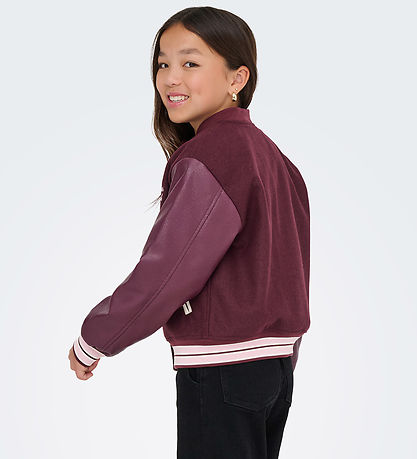 Kids Only Bomberjacke - KogWestCoast - Mauve Wine