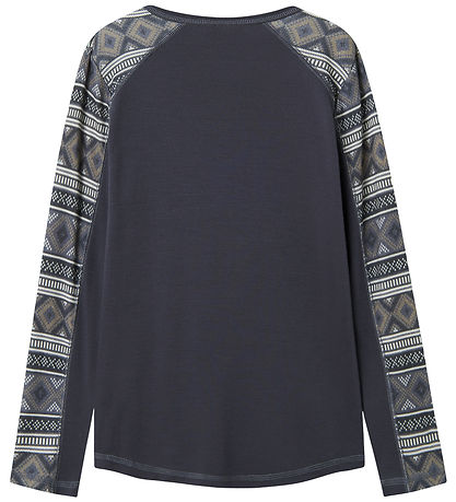 Name It Bluse - Wolle - NkmWillto - Ombre Blue/ICELAND