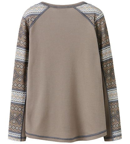 Name It Blouse - Wool - NkmWillto - Satellite/Snow Pattern