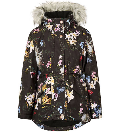 Molo Winterjacke - Cathy Fur - Paisley Blumen