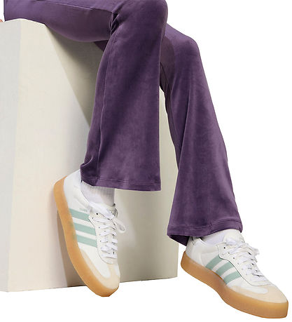 adidas Originals Trousers - Velvet - Aurplu/White