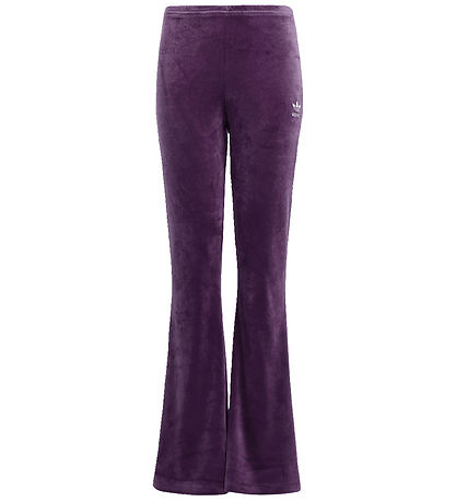 adidas Originals Trousers - Velvet - Aurplu/White