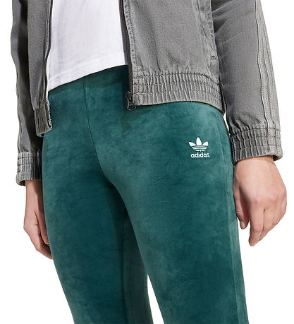 adidas Originals Trousers - Velvet - Aurivy/White
