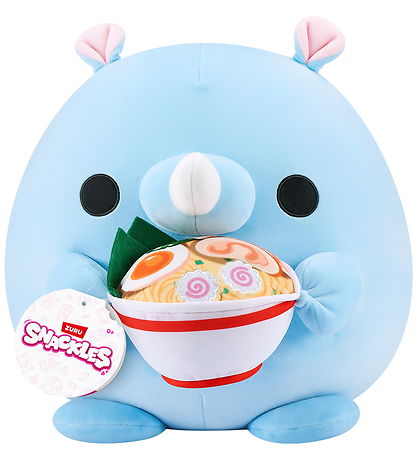 Snackles Soft Toy - 35 cm - Humphrey the Rhino w. Ramen
