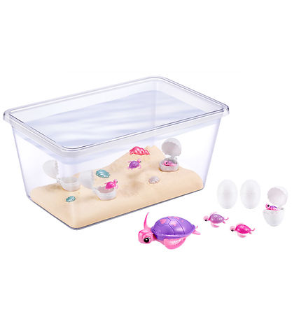 Pets Alive Bath Toy - Mom Turtle - Purple/Pink