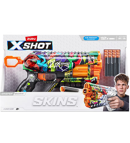 X-Shot Foam Gun - Skins - Graffiti